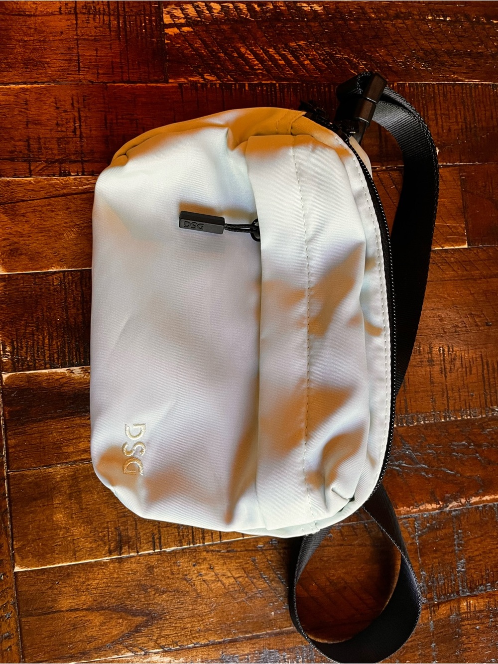 DSG Light Blue with Black Straps Belt Bag/Fanny Pack